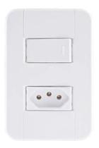 Conj Interruptor Simples 10a Tomada 10a Tablet 57240064 Conj Interruptor Simples 10a Tomada 10a Tablet 57240064