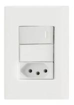 Conj interruptor simples tomada 10A 57230064 Conj interruptor simples tomada 10A 57230064