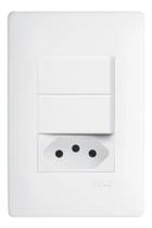 Conj Interruptores Simples 16A/250V e Tomada 10A/250V Fame