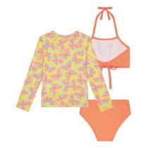 Conj. Kukie Biquíni e Blusa em Malha com Proteção UV 50+ Conj. Kukie Biquíni e Blusa em Malha com Proteção UV 50+