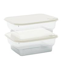 Conj Max De Potes 2 Pcs 1000Ml - Branco Conj Max De Potes 2 Pcs 1000Ml - Branco