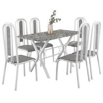 Conj. Mesa Fabone Athenas 1.50 C/ 6 CAD. Granada - 6846 Conj. Mesa Fabone Athenas 1.50 C/ 6 CAD. Granada - 6846