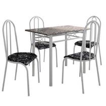 Conj. Mesa Fabone Genebra 04 Cadeiras - 7290 - PC / 3