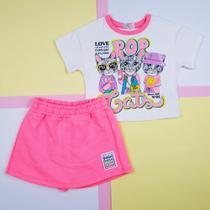 Conj momi blusa/short