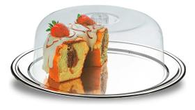 Conj p/ bolo 32cm 2 pcs petunia brinox base inox 1525132 Conj p/ bolo 32cm 2 pcs petunia brinox base inox 1525132