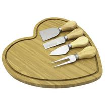 Conj. Para Queijo Bambu 5 Pcs - Casita Conj. Para Queijo Bambu 5 Pcs - Casita
