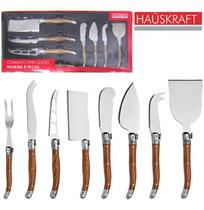 Conj. para queijos e frios de inox hauskraft - 8 pçs