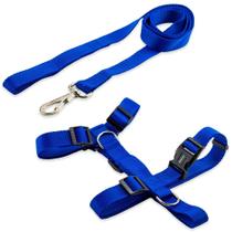 Conj peito e guia nylon 20mm m club pet Conj peito e guia nylon 20mm m club pet