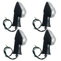 Conj. Pisca Yes125 Lente Cristal s/ Lâmpada (4Pçs)