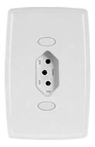 Conj Placa 4x2 1 Tomada 2p+t 20a 250v Safira - Ilumi