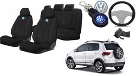 Conj. Protetor Tecido Crossfox 2003-2022 + Volante + Chaveiro VW Conj. Protetor Tecido Crossfox 2003-2022 + Volante + Chaveiro VW
