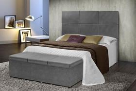 Conj Quarto Cabeceira Recamier Bau Lais 6746 Queen Conj Quarto Cabeceira Recamier Bau Lais 6746 Queen