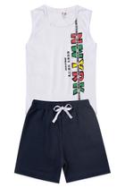 Conj. Regata NY YORK e Bermuda de Moletinho - LBK