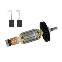 Conj Rotor 110V e Carvões P/ Mart. Makita HR2470