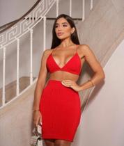 conj saia e top conj saia e top