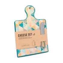 Conj Servir 2pcs Tabua/Faca Ceramica Lyor Design - Prata Conj Servir 2pcs Tabua/Faca Ceramica Lyor Design - Prata