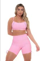 CONJ SHORT FITNESS LIRIS TAMANHO:GCor:Pink