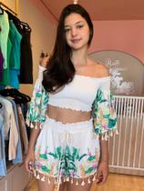 Conj. tamires cru c/verde