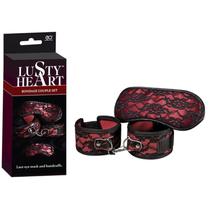 Conj Tapa Olhos e Coleira LUSTY HEART Conj Tapa Olhos e Coleira LUSTY HEART