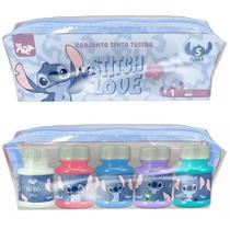 Conj. Tinta tecido37ml 5cores stitch 4994 Conj. Tinta tecido37ml 5cores stitch 4994