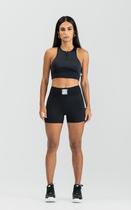 Conj. top e short malha movement labellamafia preto Conj. top e short malha movement labellamafia preto