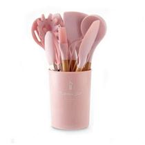 Conj. Utensílios para Cozinha 12 Pç 2444344 Rosa - Quanhe