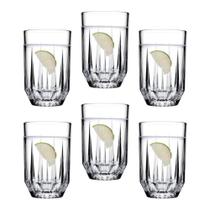 Conjiunto kit jogo 6 copos long drink echo 350ml