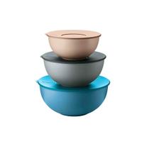 Conjunnto de 3 potes para servir guardar alimentos com tampa 500, 300, 200ml - EveryWhere - Tons C Conjunnto de 3 potes para servir guardar alimentos com tampa 500, 300, 200ml - EveryWhere - Tons C