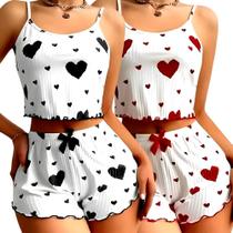 Conjuntinho Baby Dool Feminino Babadinho Conforto e Estilo Conjuntinho Baby Dool Feminino Babadinho Conforto e Estilo