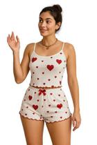 Conjuntinho Baby Dool Feminino Babadinho Conforto e Estilo Conjuntinho Baby Dool Feminino Babadinho Conforto e Estilo