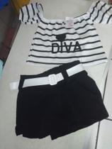 Conjuntinho blogueirinha black Conjuntinho blogueirinha black