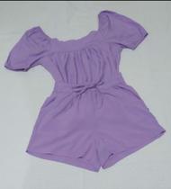 Conjuntinho de viscose lavanda