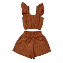 Conjuntinho Infantil De Meninas Mini Diva Verão Calor Estiloso Novidade Conjuntinho Infantil De Meninas Mini Diva Verão Calor Estiloso Novidade