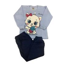 Conjuntinho Inverno Flanelado Infantil Criança Blusa e Calça