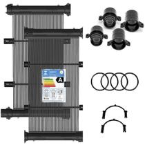 Conjunto 02 Placas E Terminações Aquecimento Solar Piscinas