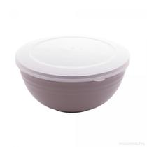 Conjunto 03 Bowls Com Tampa Bambu PP Lines Bege 2430 Lyor
