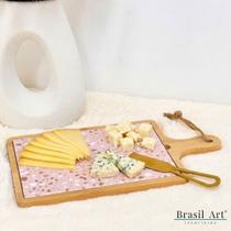 Conjunto 03 Peças para Queijo em Bambu 29x17cm