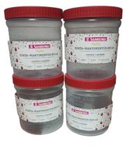 Conjunto 04 Porta Mantimentos com Rosca 800ml Sanremo - vermelho