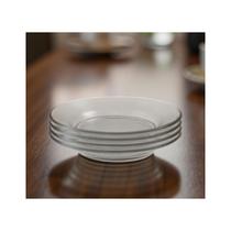 Conjunto 04 Pratos Fundos Vidros Milly - 22CM