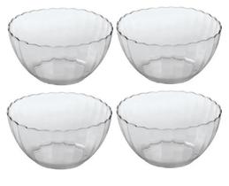 Conjunto 04 Tigela De Sobremesa Marinex 1 Litro