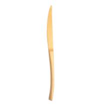 Conjunto 06 facas aço inox para sobremesa berna dourado - 71800