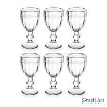 Conjunto 06 Taças Imperial para Licor Filetada 50ml Conjunto 06 Taças Imperial para Licor Filetada 50ml