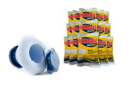 Conjunto 1 Clorador Flutuante Com 15 Pastilhas De Cloro HCL 200g Manutenção