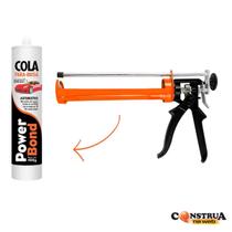 Conjunto 1 Cola Parabrisas Vidros Automotivo + 1 Aplicador de Silicone Alta Pressão Conjunto 1 Cola Parabrisas Vidros Automotivo + 1 Aplicador de Silicone Alta Pressão