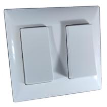 Conjunto 1 interruptor paralelo + 1 simples embutir moveis tramontina aria