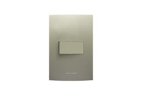 Conjunto 1 Interruptor Paralelo 4X2 Champagne 85437 Alumbra Conjunto 1 Interruptor Paralelo 4X2 Champagne 85437 Alumbra