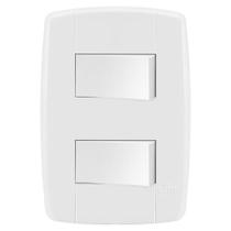 Conjunto 1 Interruptor Simples + 1 Paralelo - Ilumi Lev