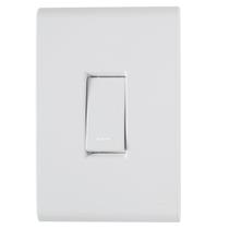 Conjunto 1 Interruptor Simples 10A/250V Liz Tramontina Conjunto 1 Interruptor Simples 10A/250V Liz Tramontina