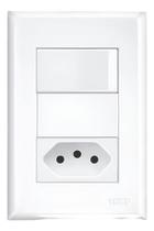 Conjunto 1 Interruptor Simples 16A 1 Tomada 20A 3 Pinos Fame Evidence Conjunto 1 Interruptor Simples 16A 1 Tomada 20A 3 Pinos Fame Evidence