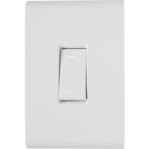 Conjunto 1 Interruptor Simples 4x2 Branco 57170/201 Tramontina Liz